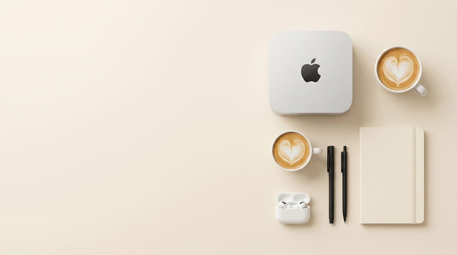 Jay's Desk — flat lay of gear
